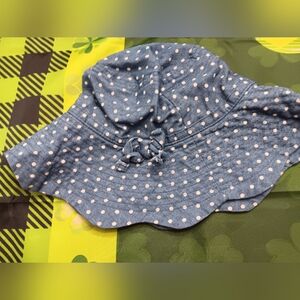 Charming Kids' Blue Polka Dot Hat